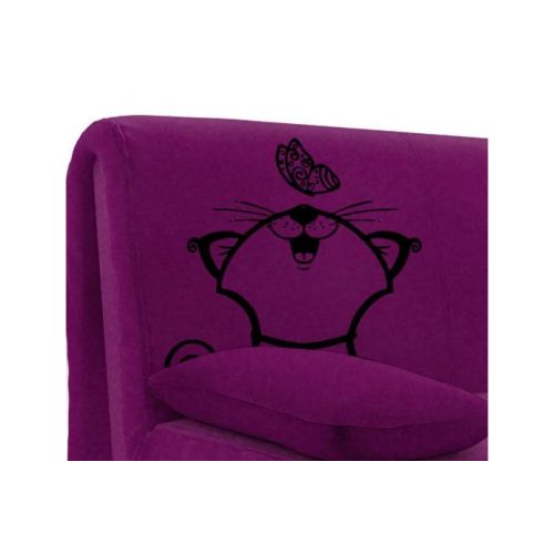 Диван прямой Novelti Cat3 Violet аккордеон