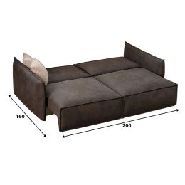 Диван прямой Белла Brown