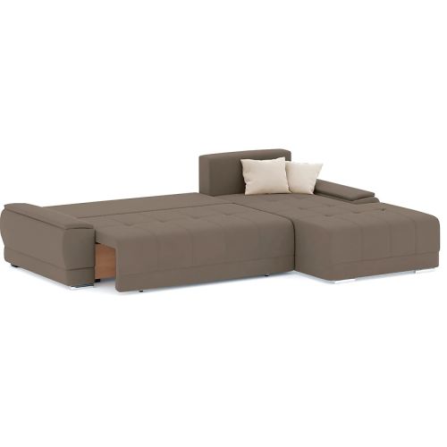 Диван угловой Nordviks (Модерн) Plush Light Brown - Beige
