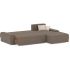 Диван угловой Nordviks (Модерн) Plush Light Brown - Beige