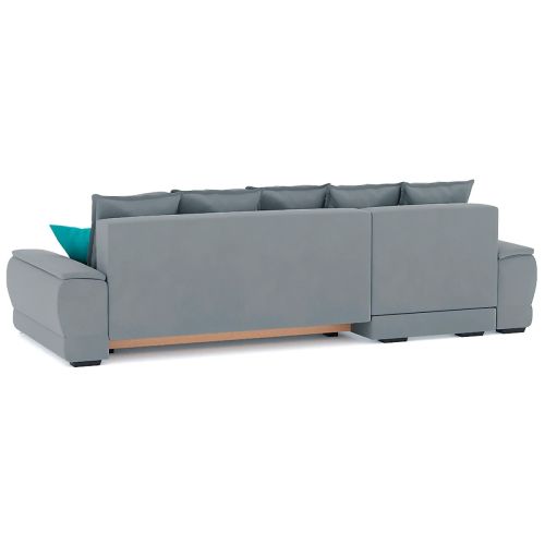Диван угловой Nordviks (Модерн) Plush Light Grey - Blue