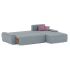 Диван угловой Nordviks (Модерн) Plush Light Grey - Пасти
