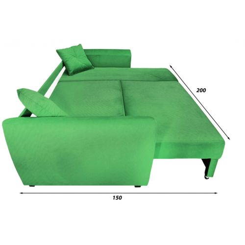 Диван угловой Амстердам Green