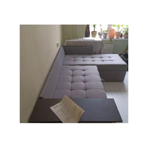 Диван угловой Атланта Сountry Light Grey со столиком