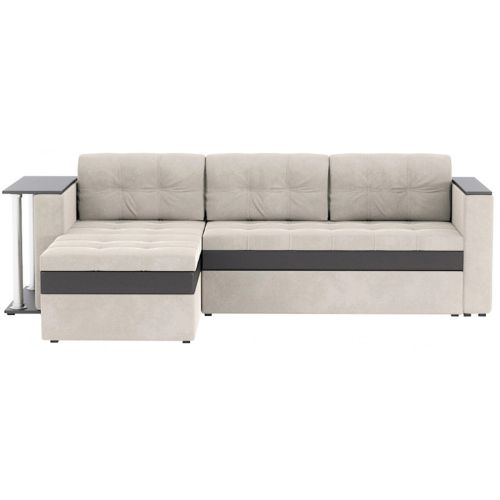 Диван угловой Атланта Сountry Light Grey со столиком