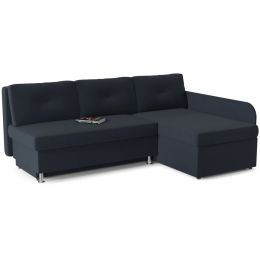 Диван угловой Бруно Dark Blue еврокнижка