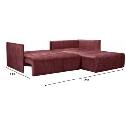 Диван угловой Чилетти Red