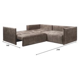 Диван угловой Чилетти Лонг Coffee