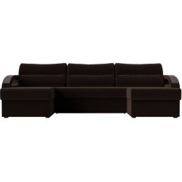 Диван угловой Форсайт Вельвет Brown