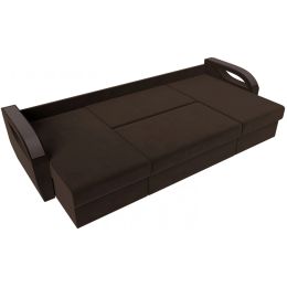 Диван угловой Форсайт Вельвет Brown