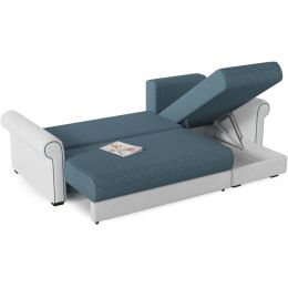 Диван угловой Слим (Сохо) Blue еврокнижка