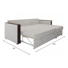 Диван угловой Техас Вельвет Бархат Beige