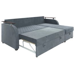 Диван угловой Токио Велюр Grey