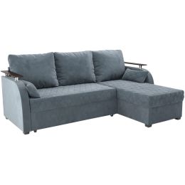 Диван угловой Токио Велюр Grey