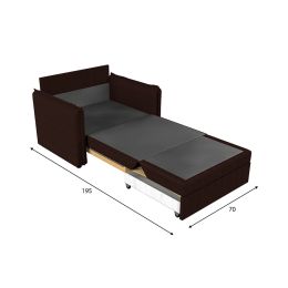 Кресло-кровать Виола Plush Brown