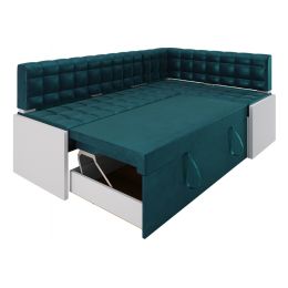 Кухонный диван Гамбург Вельвет Бархат Океан