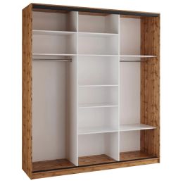 Шкаф-купе 3-х дверный Айсберг Лофт 210 с зеркалом