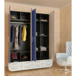 Шкаф АйМеб 19 (Модерн) глянцевый МДФ