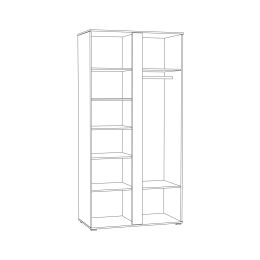 Шкаф для одежды Лея 13.325