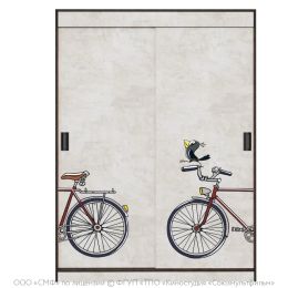 Шкаф-купе двухдверный Лофт Простоквашино 1