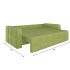 Диван Денди (Клэр) Plush Green