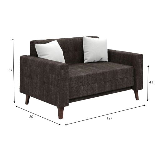 Диван Этро Люкс Plush Brown