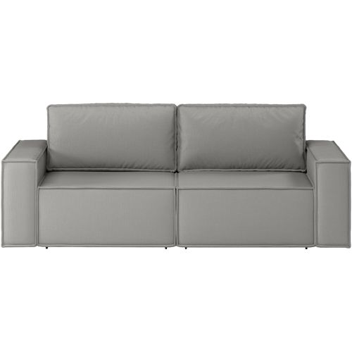 Диван прямой Лофт Plush Light Grey