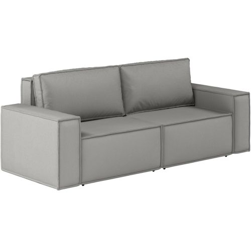Диван прямой Лофт Plush Light Grey