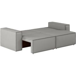 Диван прямой Лофт Plush Light Grey