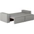 Диван прямой Лофт Plush Light Grey