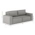 Диван прямой Лофт Plush Light Grey