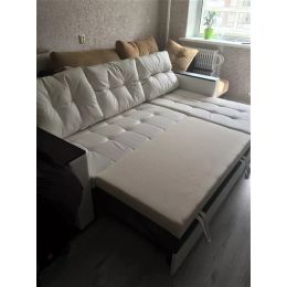 Диван угловой Атланта Крим со столиком