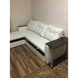 Диван угловой Атланта Крим со столиком