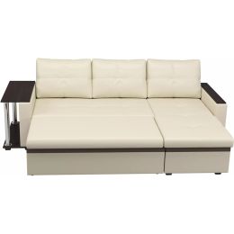 Диван угловой Атланта Крим со столиком