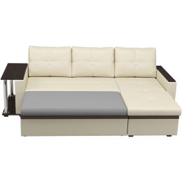 Диван угловой Атланта Крим со столиком