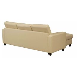 Диван угловой кожаный Камелот Ivory