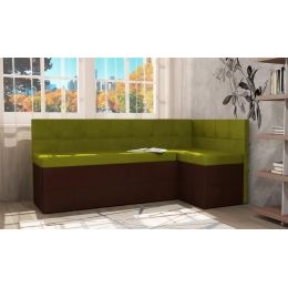 Кухонный диван Токио (Домино) Комби Green угловой