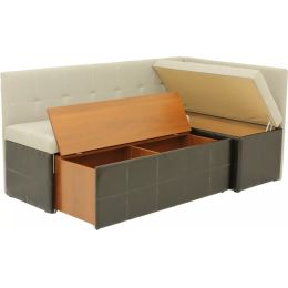 Кухонный диван Токио (Домино) Комби Наска Blue угловой