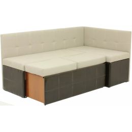 Кухонный диван Токио (Домино) Комби Наска Blue угловой