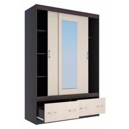 Шкаф-купе Комфорт С трехдверный  зеркало