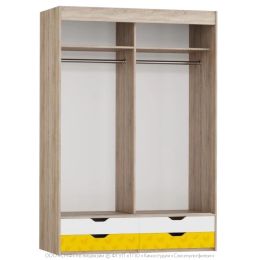 Шкаф-купе Скандинавик Простоквашино 4 ящика sun