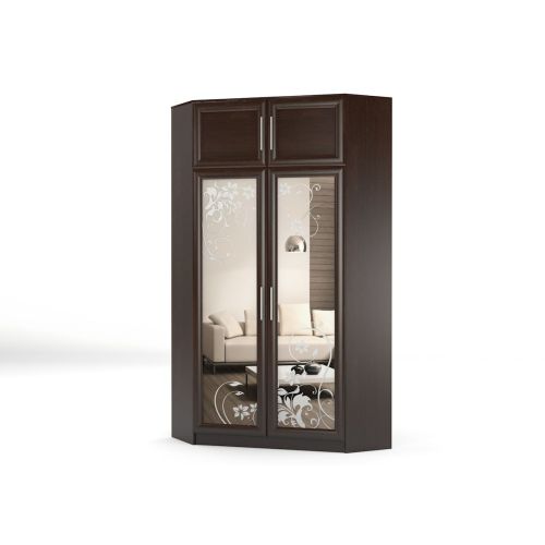 Шкаф угловой 2х створчатый Уют 53