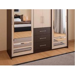 Шкаф-купе ШК-05 Венге/Дуб молочный