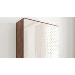 Шкаф распашной Сканди 4 Vanilla глянец