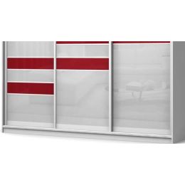 Шкаф-купе Колизей 11 White/Red