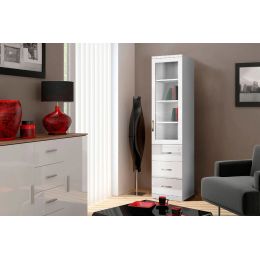 Шкаф книжный Моне 1.5 глянцевый МДФ