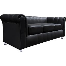 Диван Брайтон-3 (Честер-3) Black