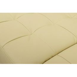 Диван кожаный Камелот Ivory