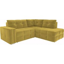 Диван модульный угловой Леос Plush Yellow