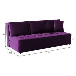 Диван прямой Бони Plush Фиолет